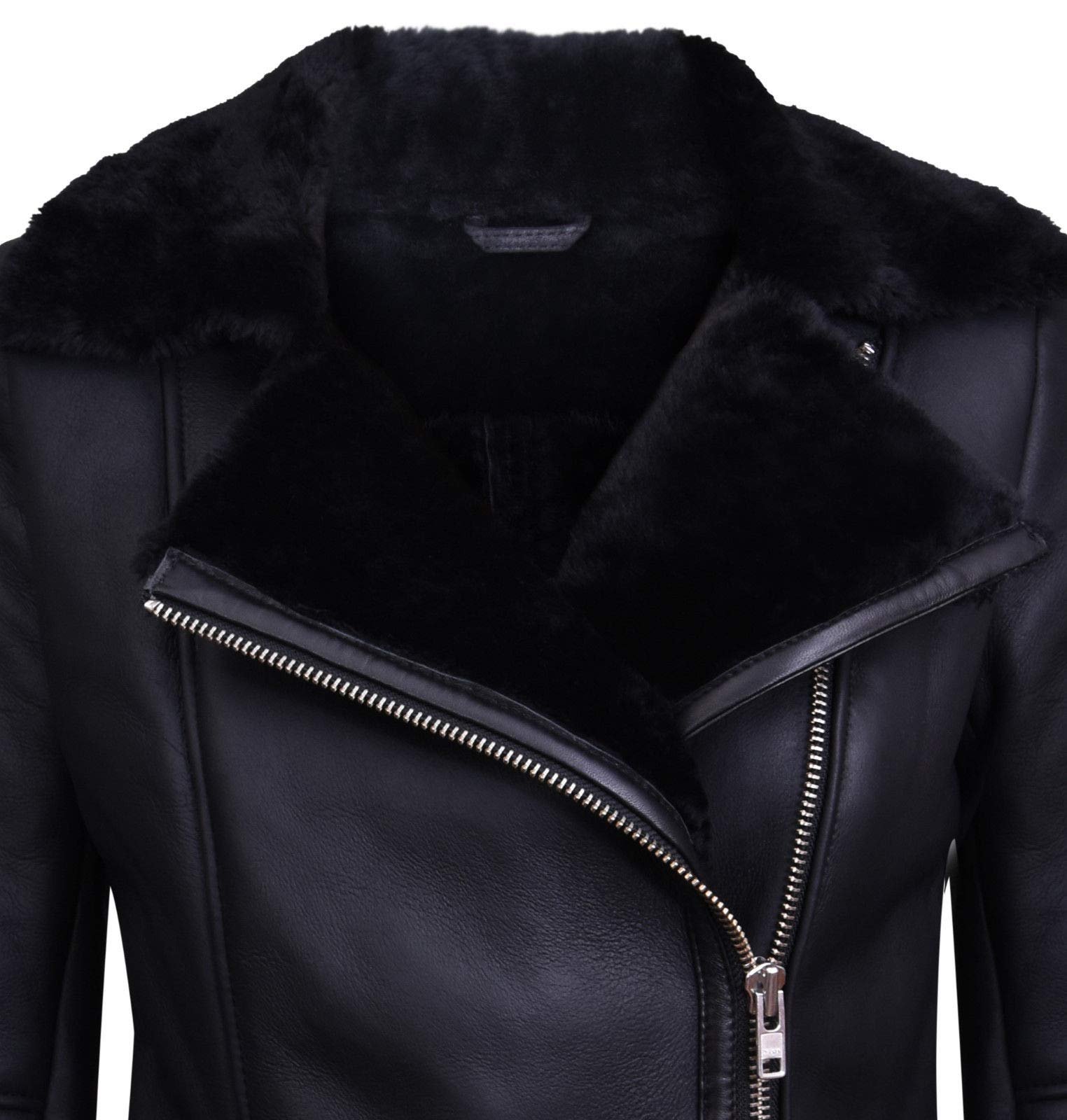 Кожаная куртка Biker Infinity Leather Черный, фото №3