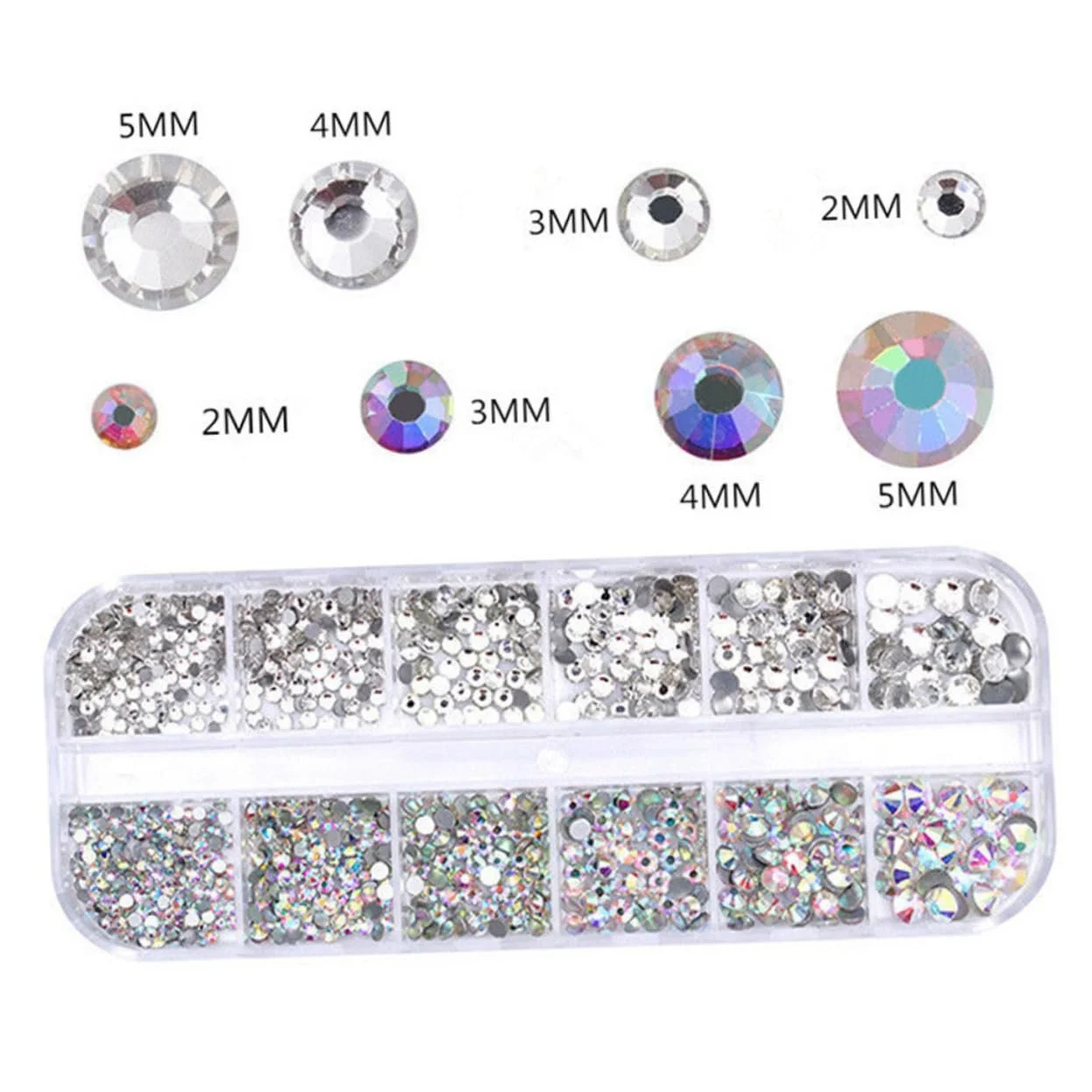 Стразы Плоские FRCOLOR Прозрачные Водяные Бриллианты, фото №9