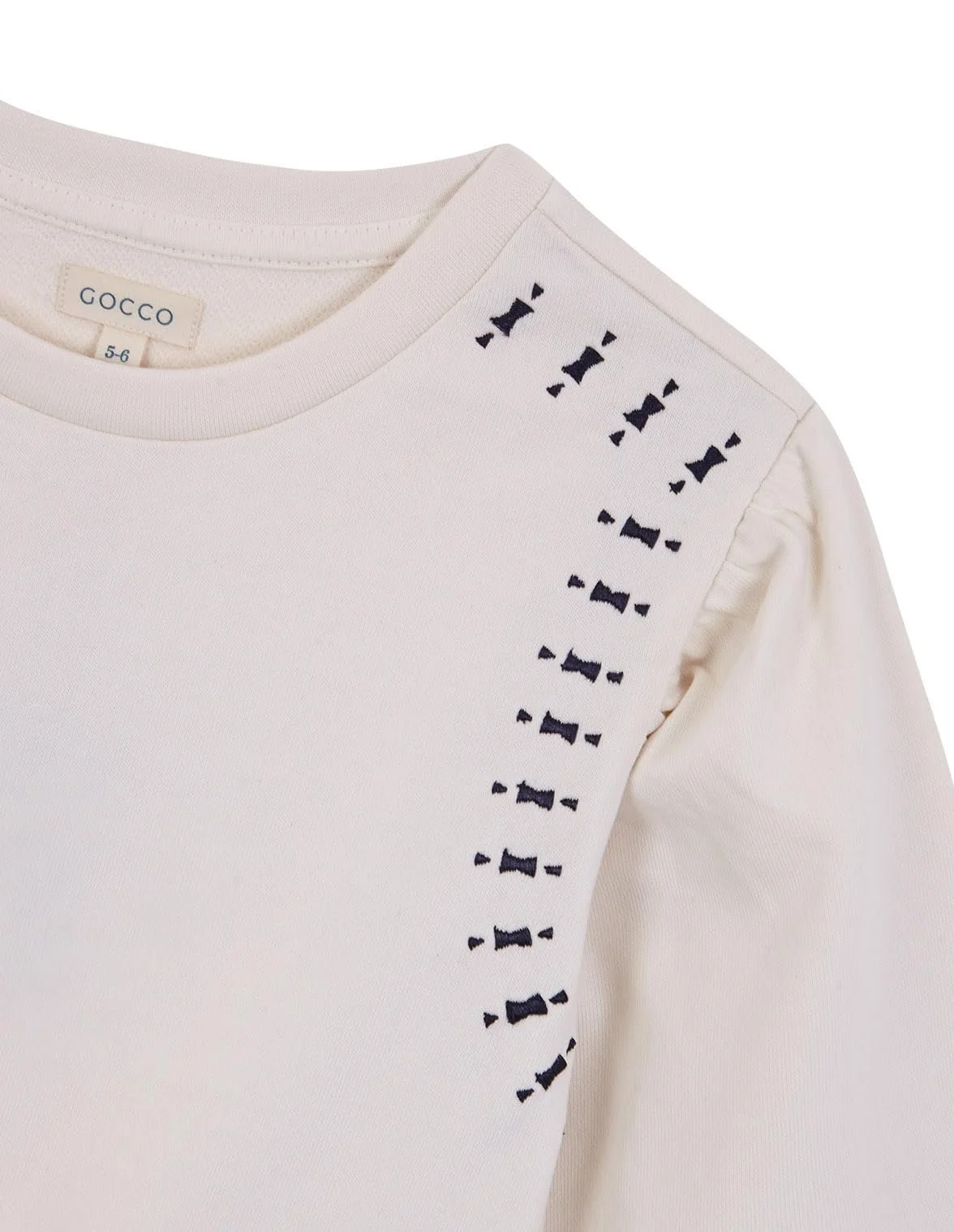 Світшот Gocco з необробленою вишивкою для дівчат, фото №3