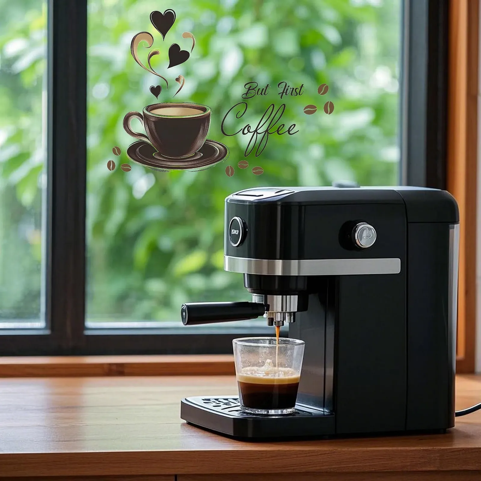 Наклейка на стену Coffee Cup Coffee Wall Sticker d, фото №3