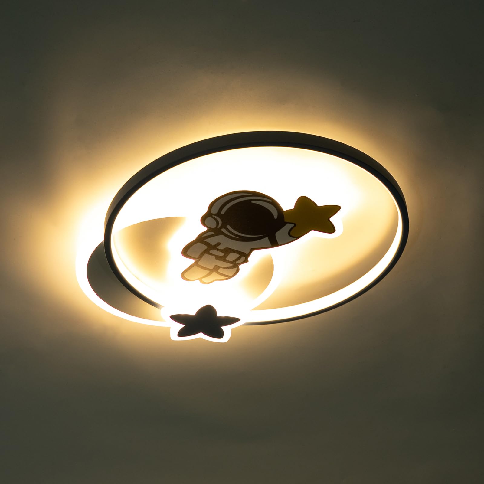 Дитяча стельова лампа CHFUNE Cartoon Димована світлодіодна лампа з пультом дистанційного керування 60 Вт для дитячої кімнати, фото №3 Дитяча стельова лампа CHFUNE Cartoon Димована світлодіодна лампа з пультом дистанційного керування 60 Вт для дитячої кімнати, фото №3