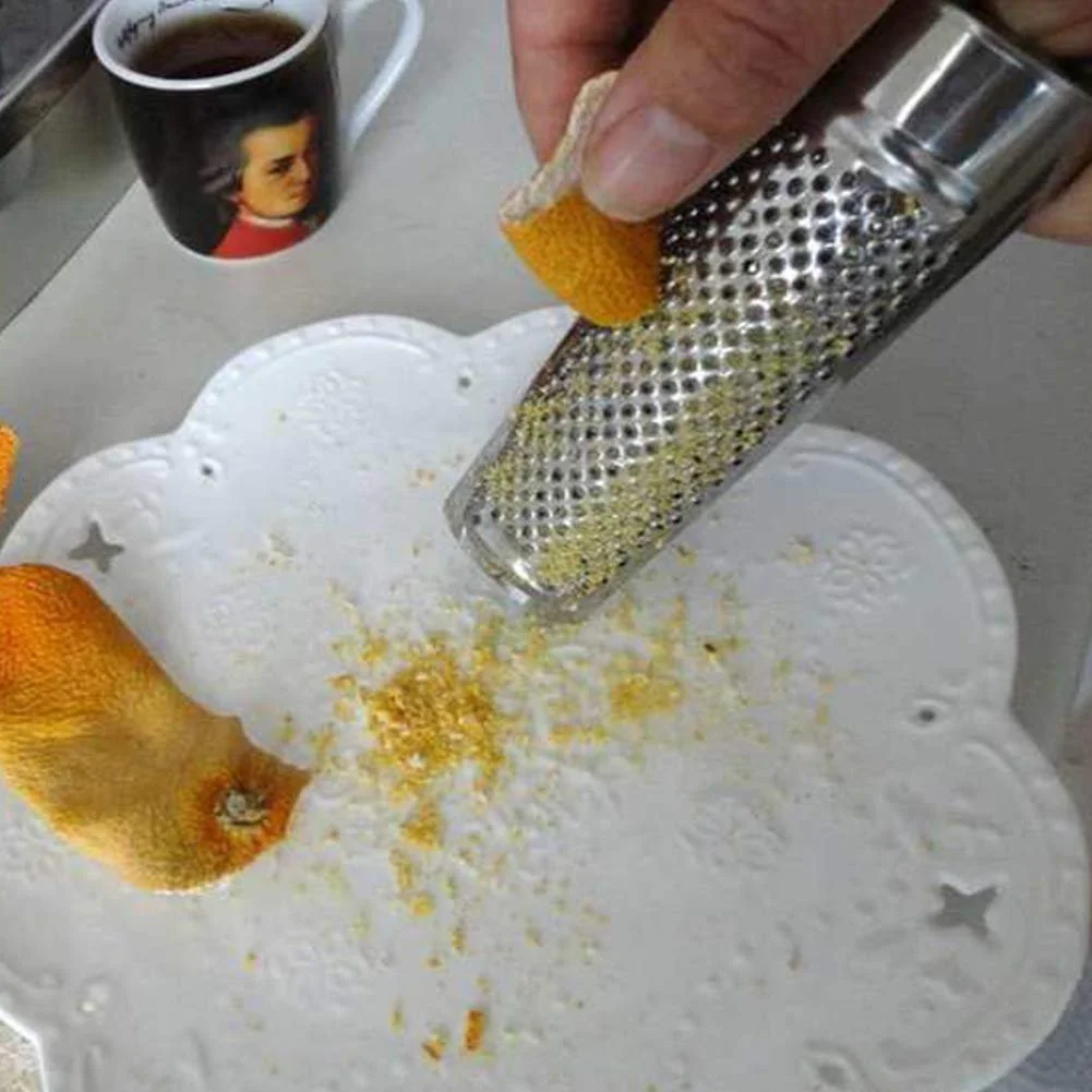 Терка Faderr Kitchen для імбиру, часнику, мускатного горіха з контейнером для цитрусових, фото №6