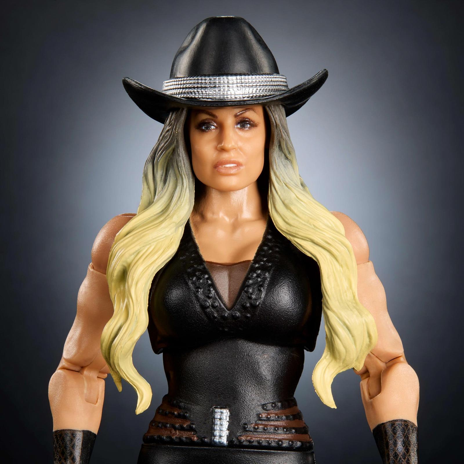 Екшн-фігурка Mattel WWE Elite Тріш Стратус, 15 см, з 25 точками артикуляції та змінними руками, фото №3