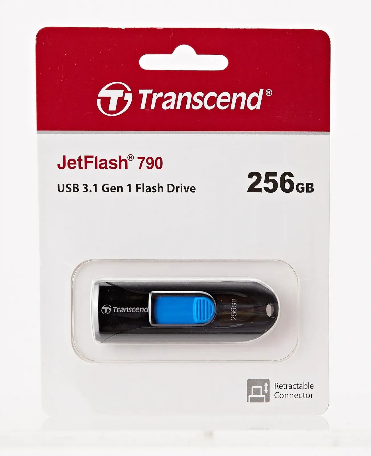 USB-накопичувач Transcend JetFlash 790 256GB Black, фото №2 USB-накопичувач Transcend JetFlash 790 256GB Black, фото №2