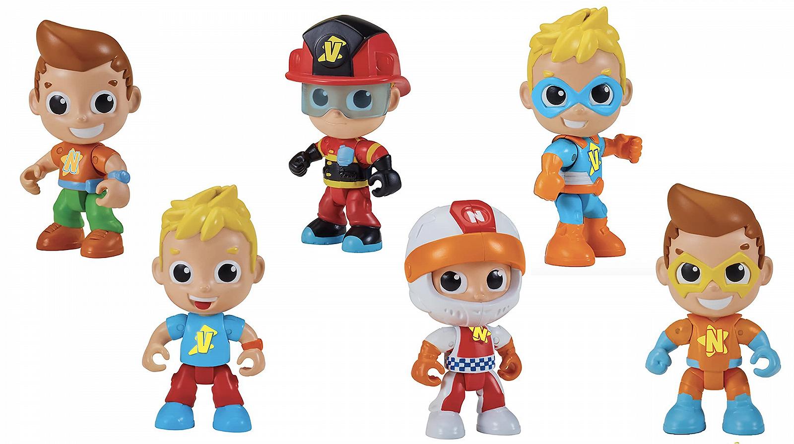 Ігрова фігурка BANDAI Vlad & Niki - Набір з 6 фігурок - 6 рухомих фігурок з аксесуарами, різнокольоровий, P57626, фото №2