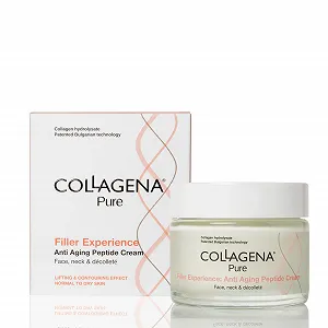 Денний крем COLLAGENA Pure Face з Linefill та Gatuline Expression антивіковий зміцнювальний зволожувальний 50 мл synthetic.ua - Фото 1