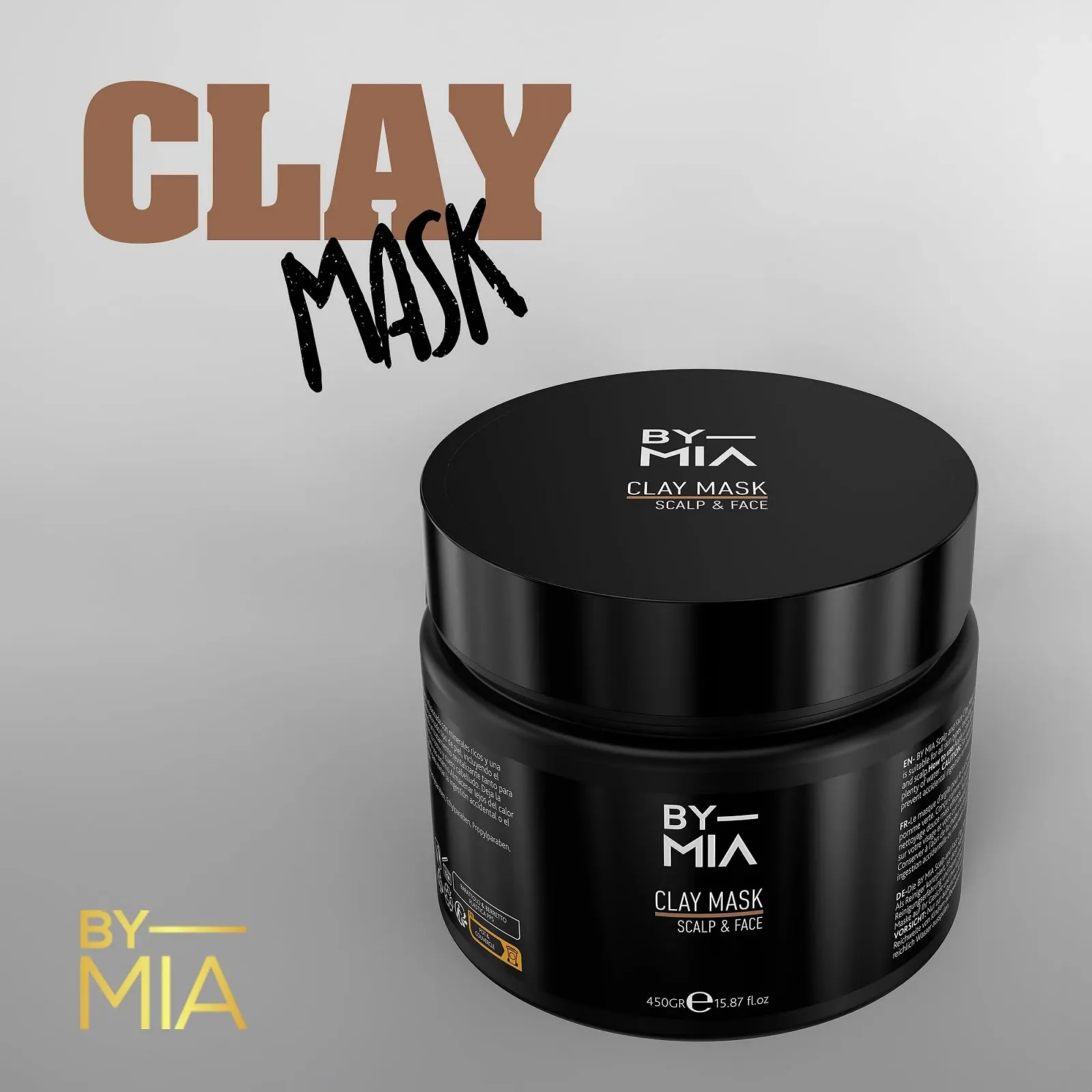 Маска Глина BY MIA для Шкіри Голови та Обличчя 450 г Освіжаючий Аромат Зеленого Яблука, фото №5