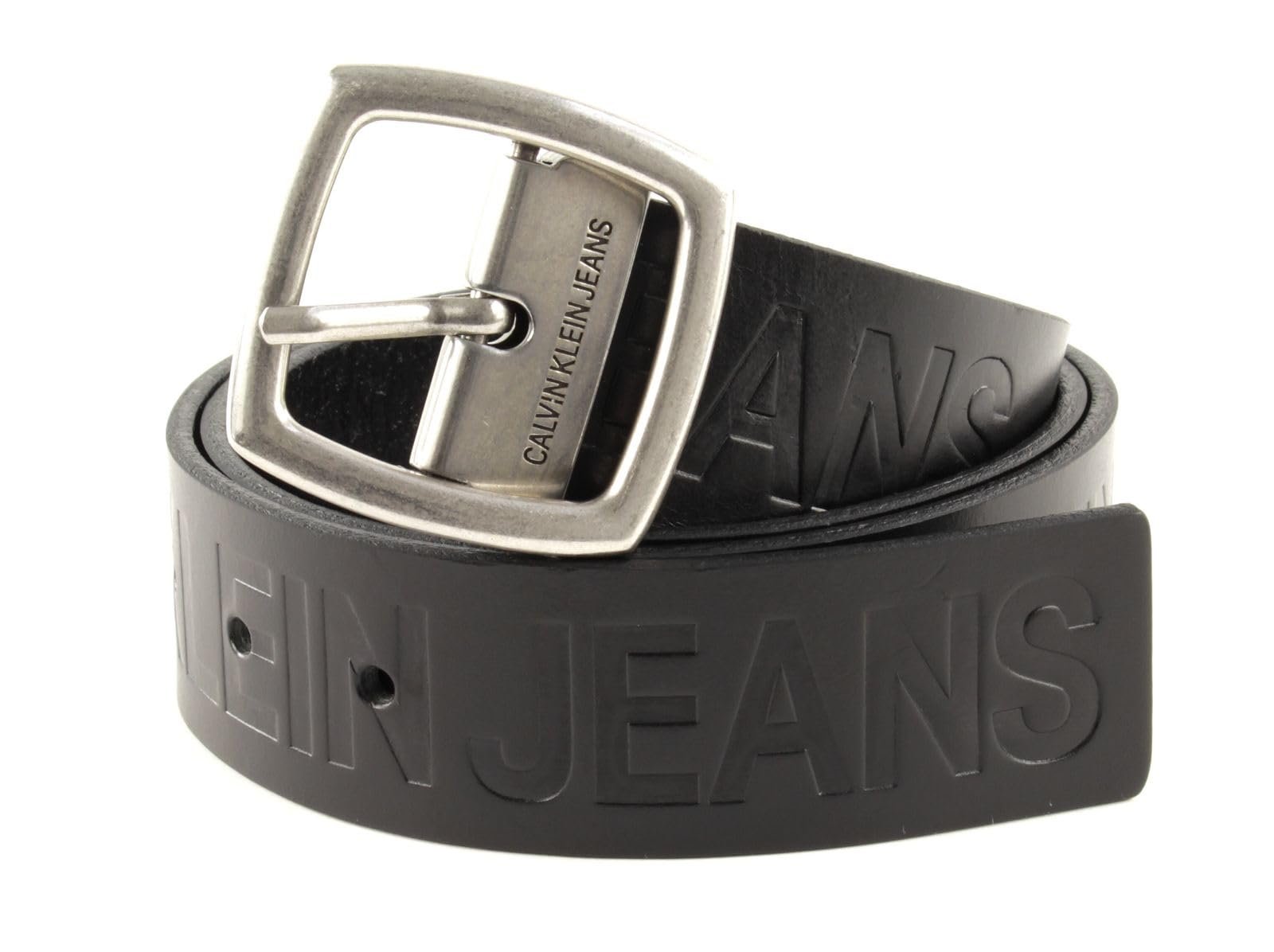 Ремень Calvin Klein J Adjustable Кожа W110 Черный - Можно укоротить, черный, фото №1