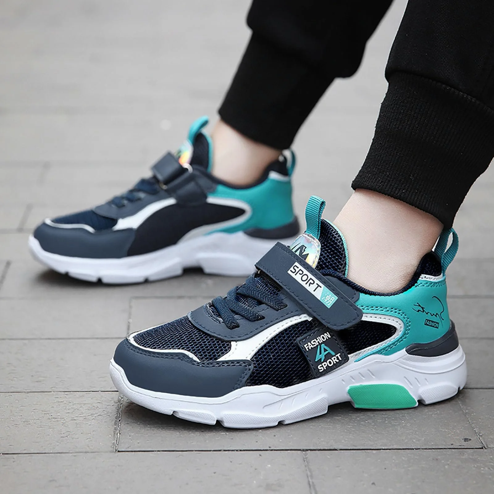 Детские кроссовки для бега Спортивная обувь для мальчиков и девочек Дышащие сетчатые кроссовки для отдыха, фото №3 Детские кроссовки для бега Спортивная обувь для мальчиков и девочек Дышащие сетчатые кроссовки для отдыха, фото №3