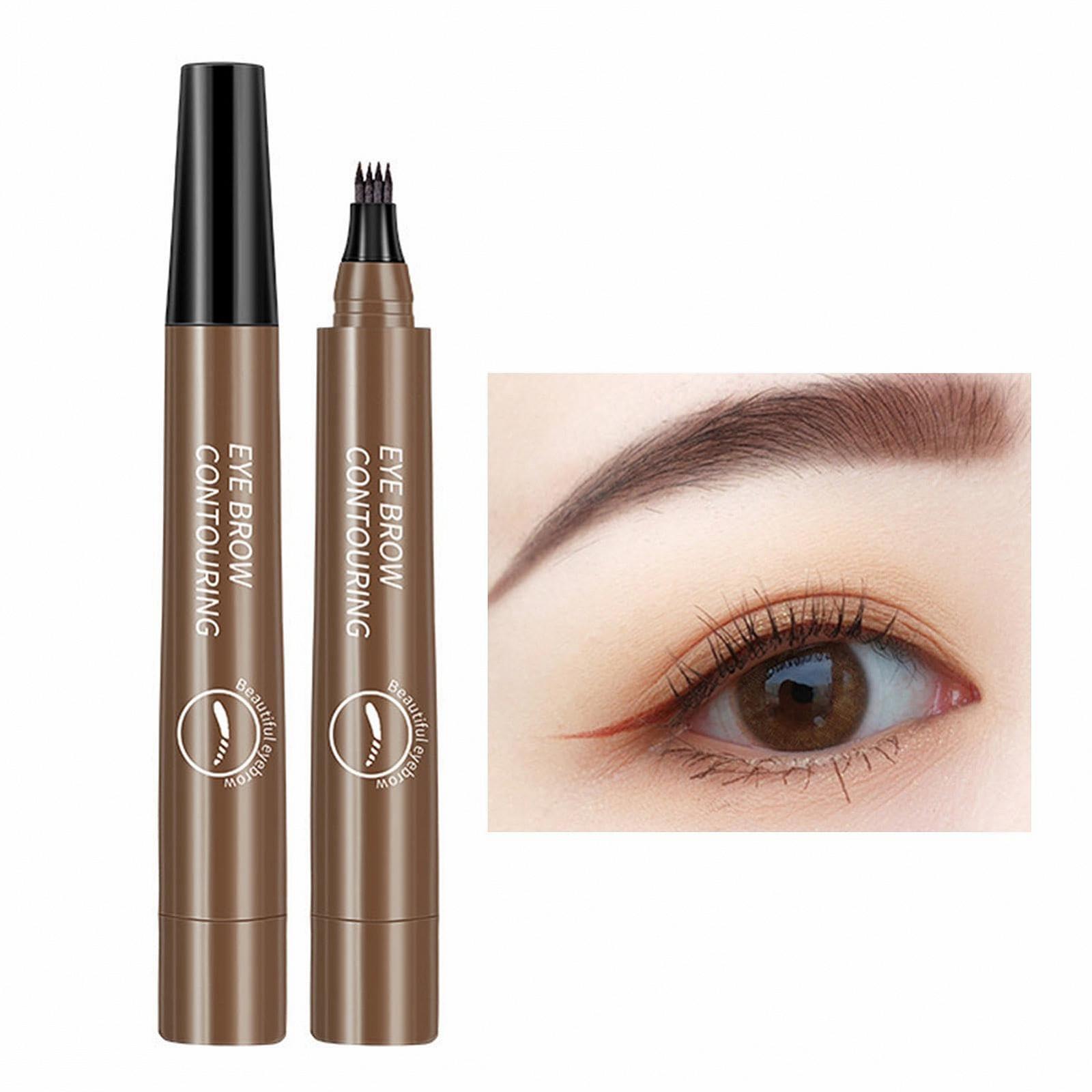 Олівець Microblading Pen Водостійкий з 4 вилчастими кінчиками для брів Рідкий Олівець стійкий для мікроблейдингу Макіяж для брів, фото №6