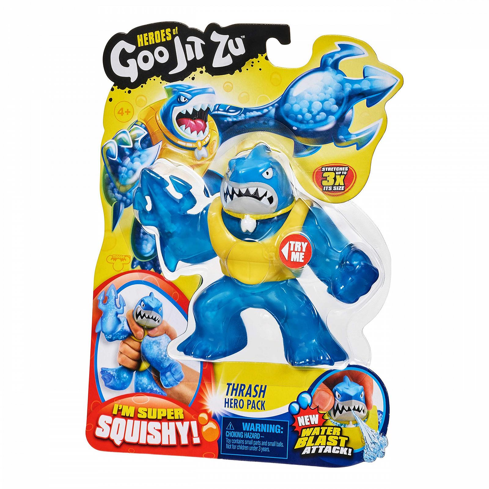Фигурка Heroes of Goo Jit Zu Heroes Water Blast Hero Pack Thrash, фото №5
