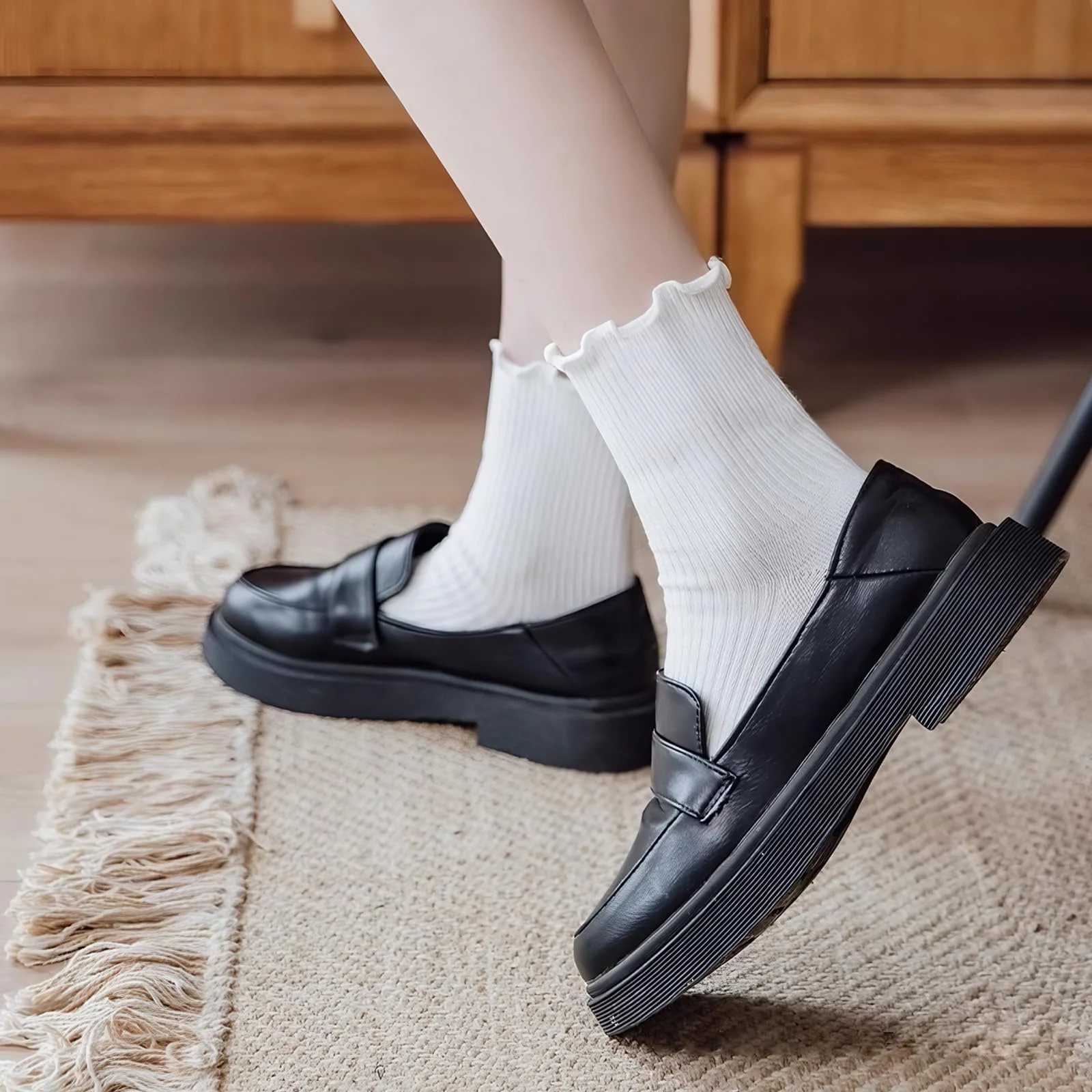 Комплект шкарпеток з рюшами 14 пар, Жіночі, фото №4 Комплект шкарпеток з рюшами 14 пар, Жіночі, фото №4