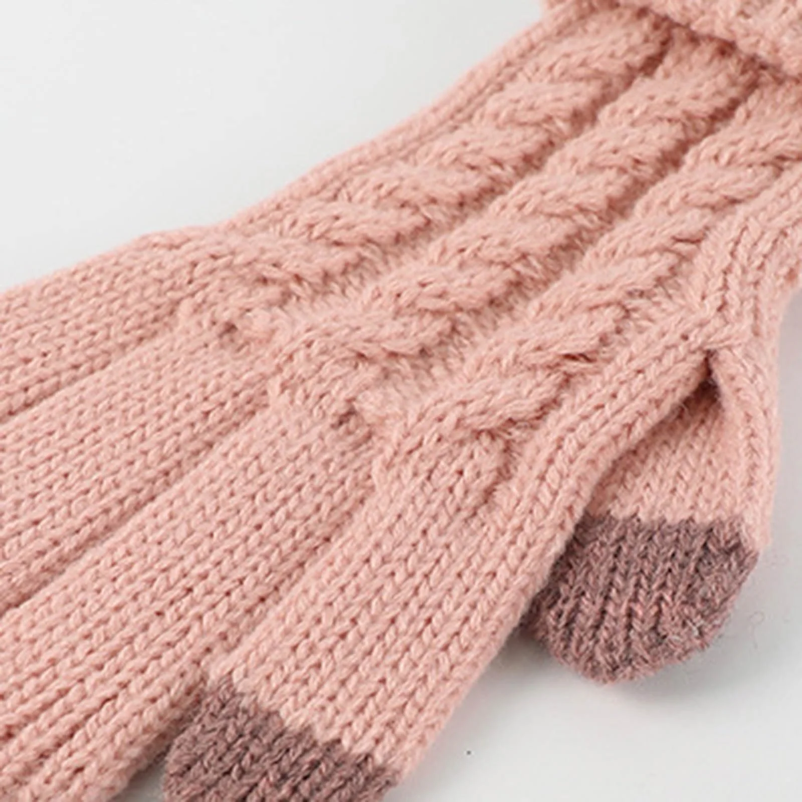 В'язана дитяча шапка Generisch з шарфом для дівчаток та хлопчиків, фото №5