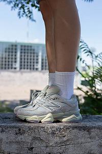 Кроссовки New balance 9060 Grey/Violet - Фото 1