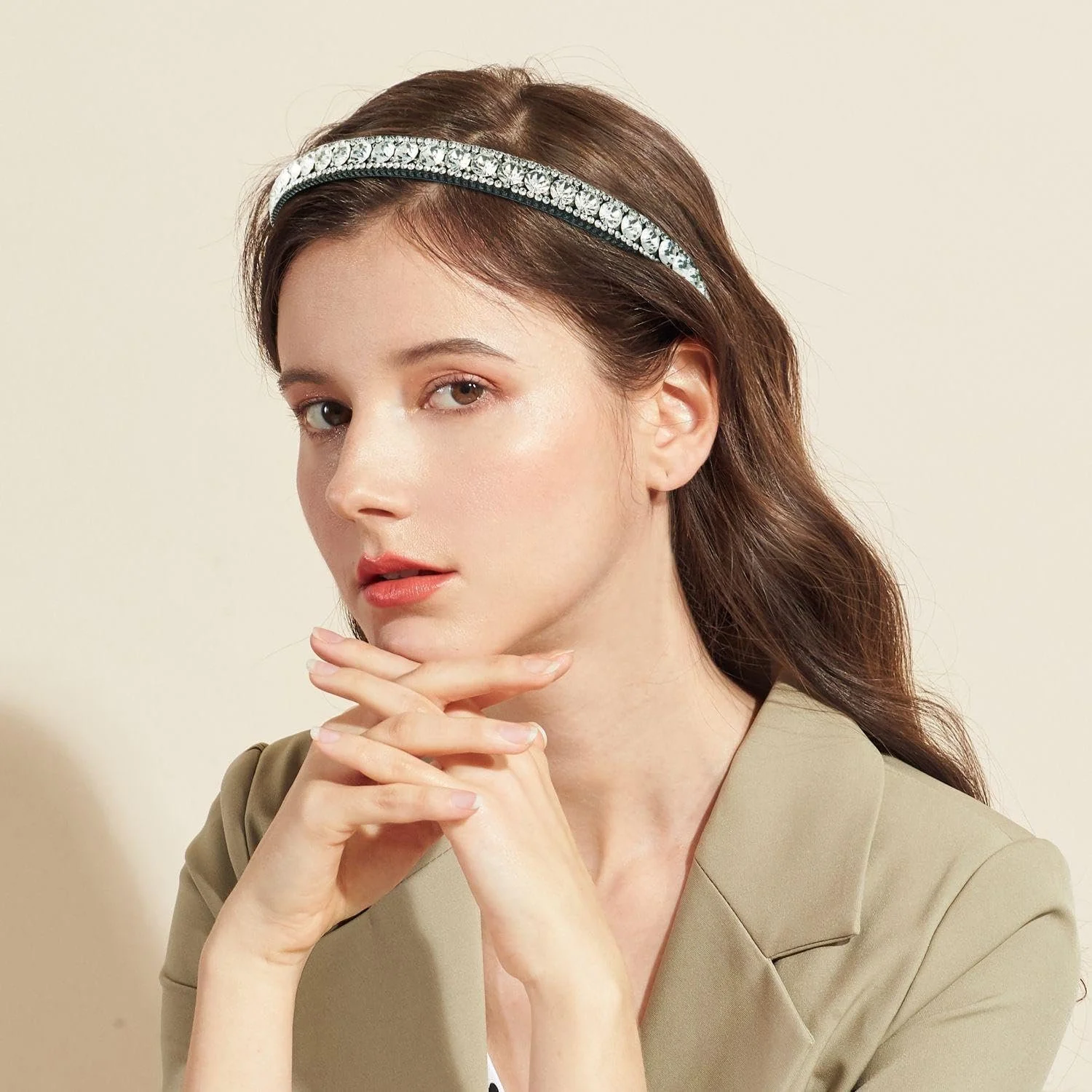 Обруч зі стразами Вода Характеристики Блискучий, фото №5