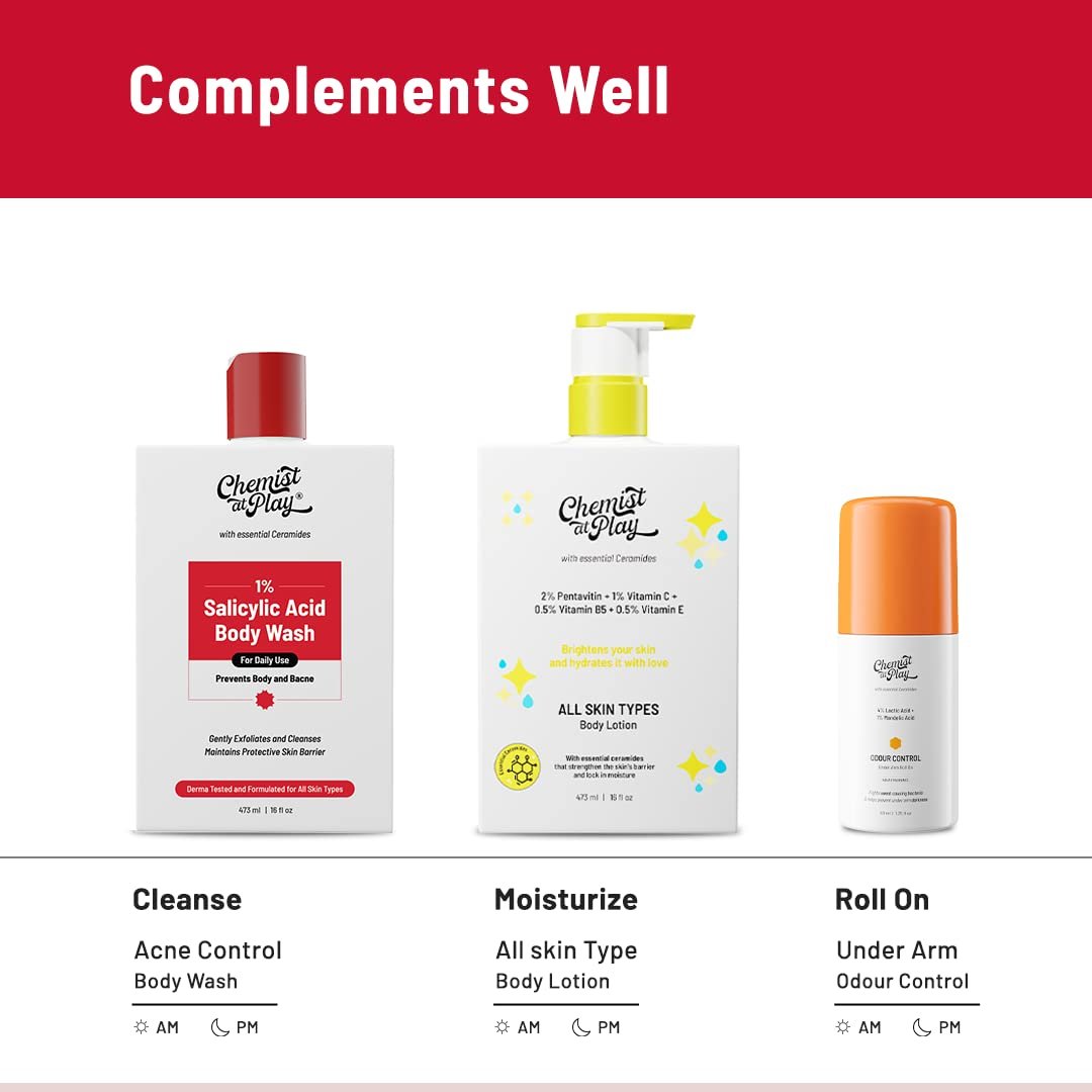 Гель для душу Chemist at Play 1% Salicylic Acid для тіла проти акне 7.9 унції, фото №6