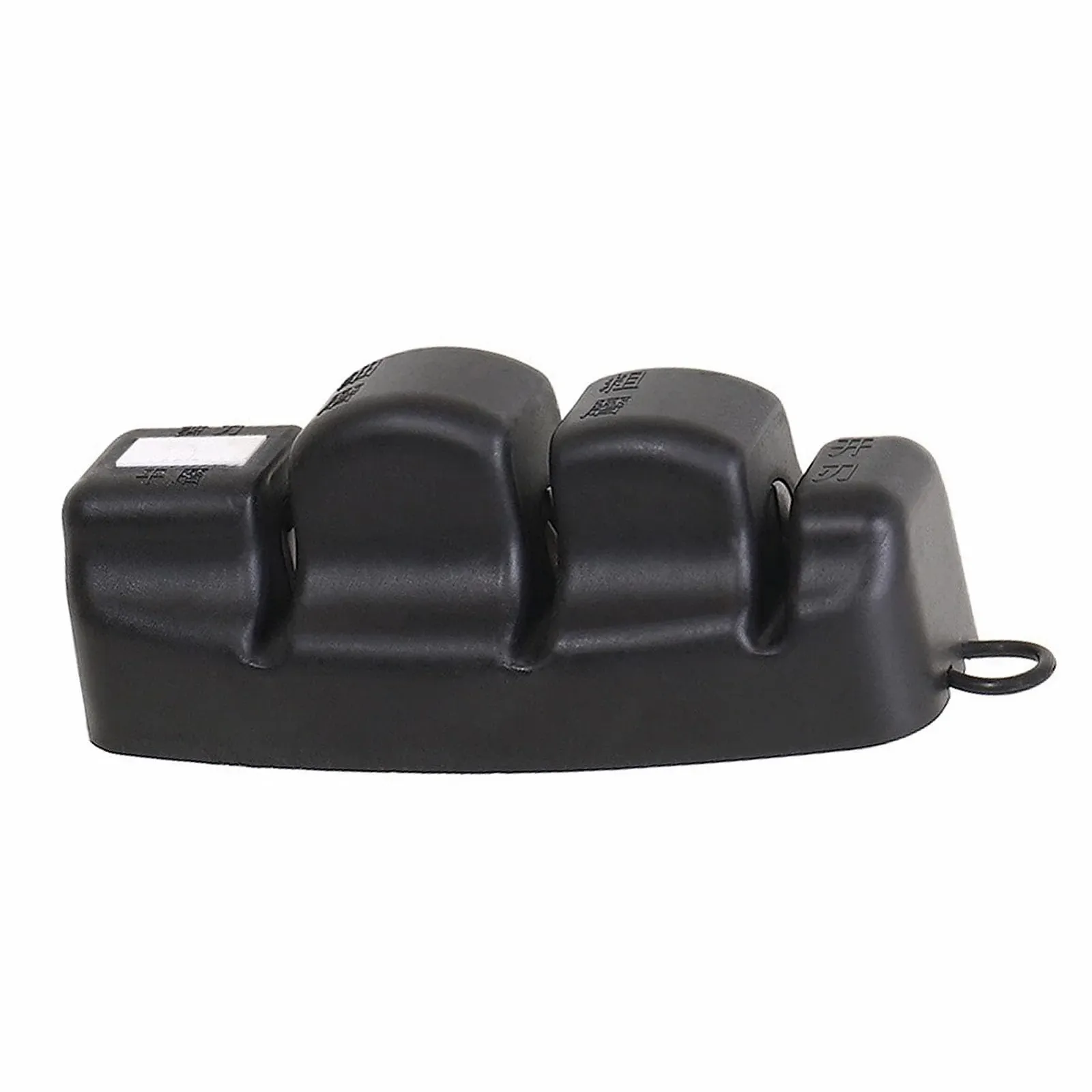 Точилка для ножів Професійна 4-рівнева Компактна Чорна, фото №6