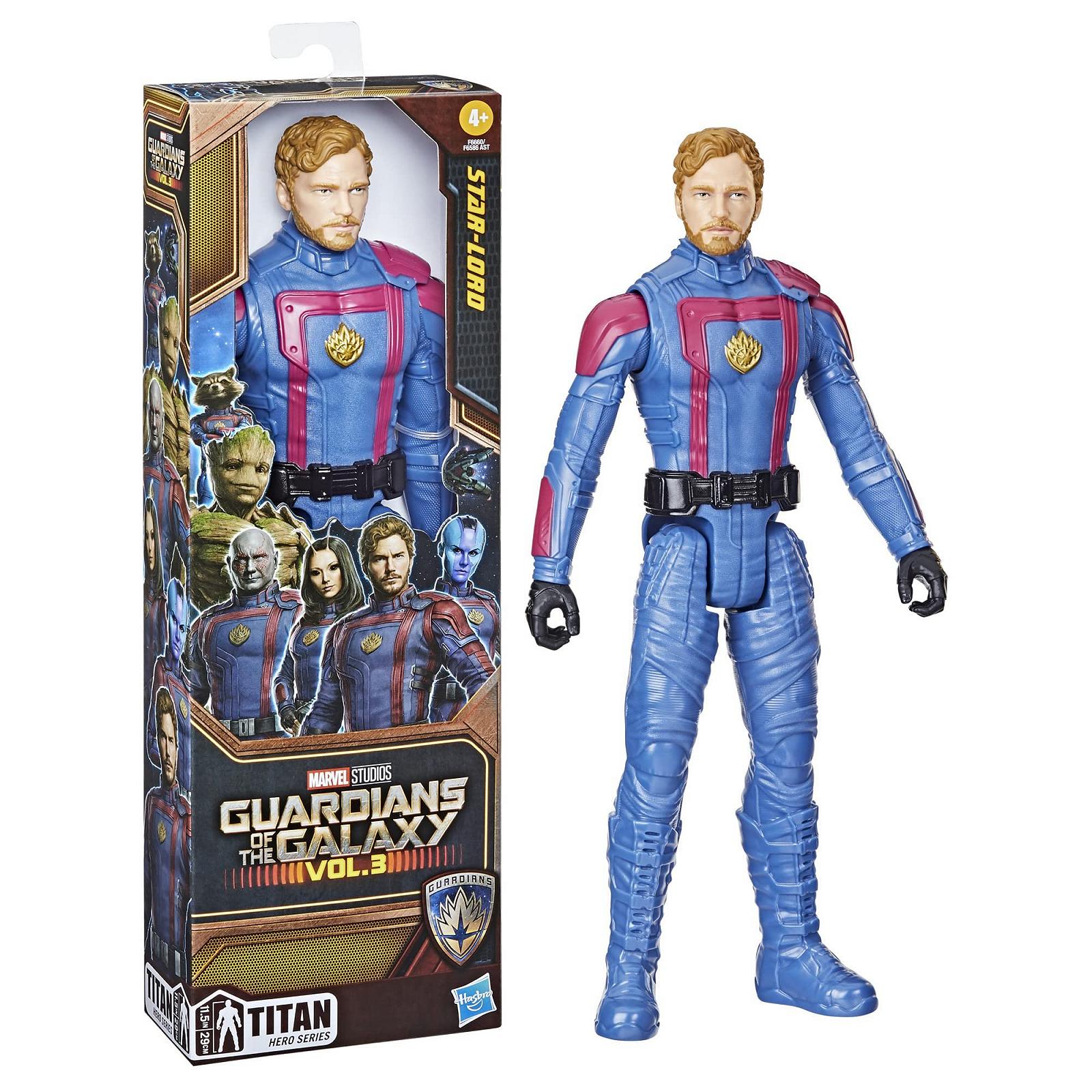 Екшн-фігурка Star-Lord Marvel Guardians of The Galaxy Vol. 3 Titan Hero Series, іграшка-супергерой для дітей віком від 4 років, фото №3