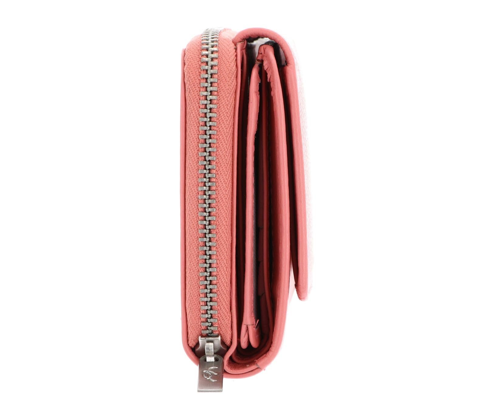 Кошелек с застежкой Golden Head Madrid RFID Protect, коралловый, фото №8