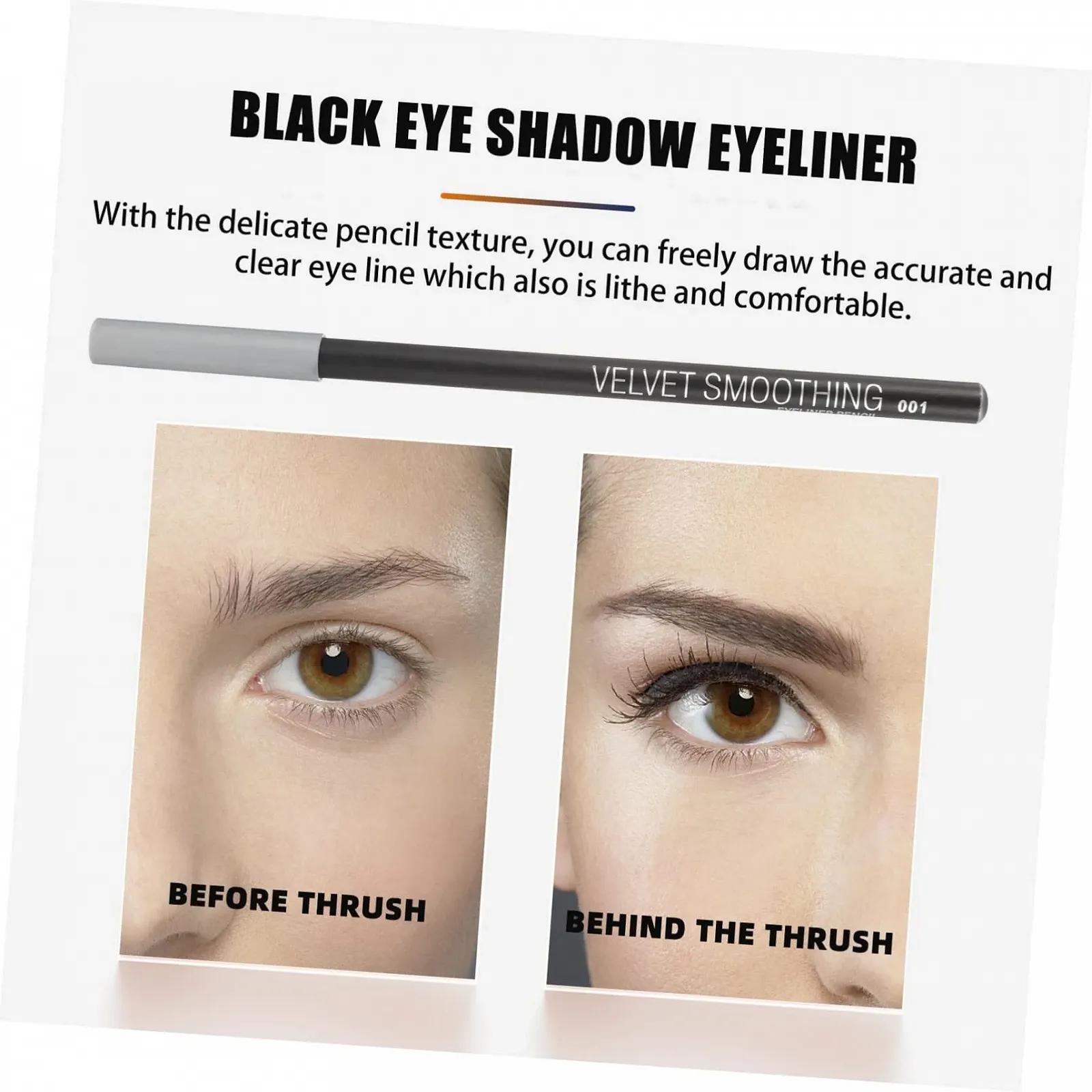 Карандаш для глаз MERRYHAPY Черный, фото №7 Карандаш для глаз MERRYHAPY Черный, фото №7