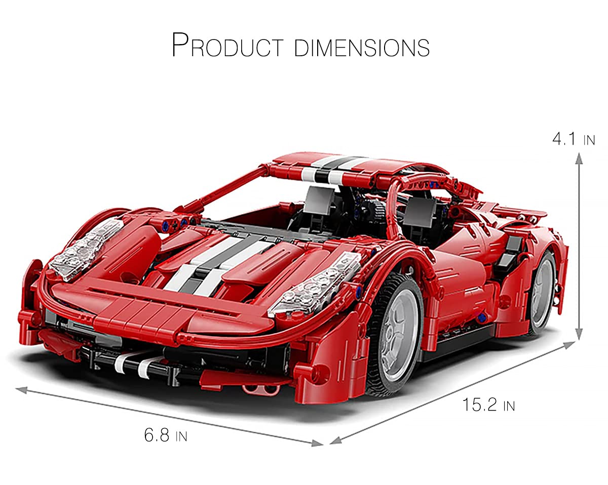 Набор CaDA Red Devils Автомобиль 1126 элементов, фото №6 Набор CaDA Red Devils Автомобиль 1126 элементов, фото №6