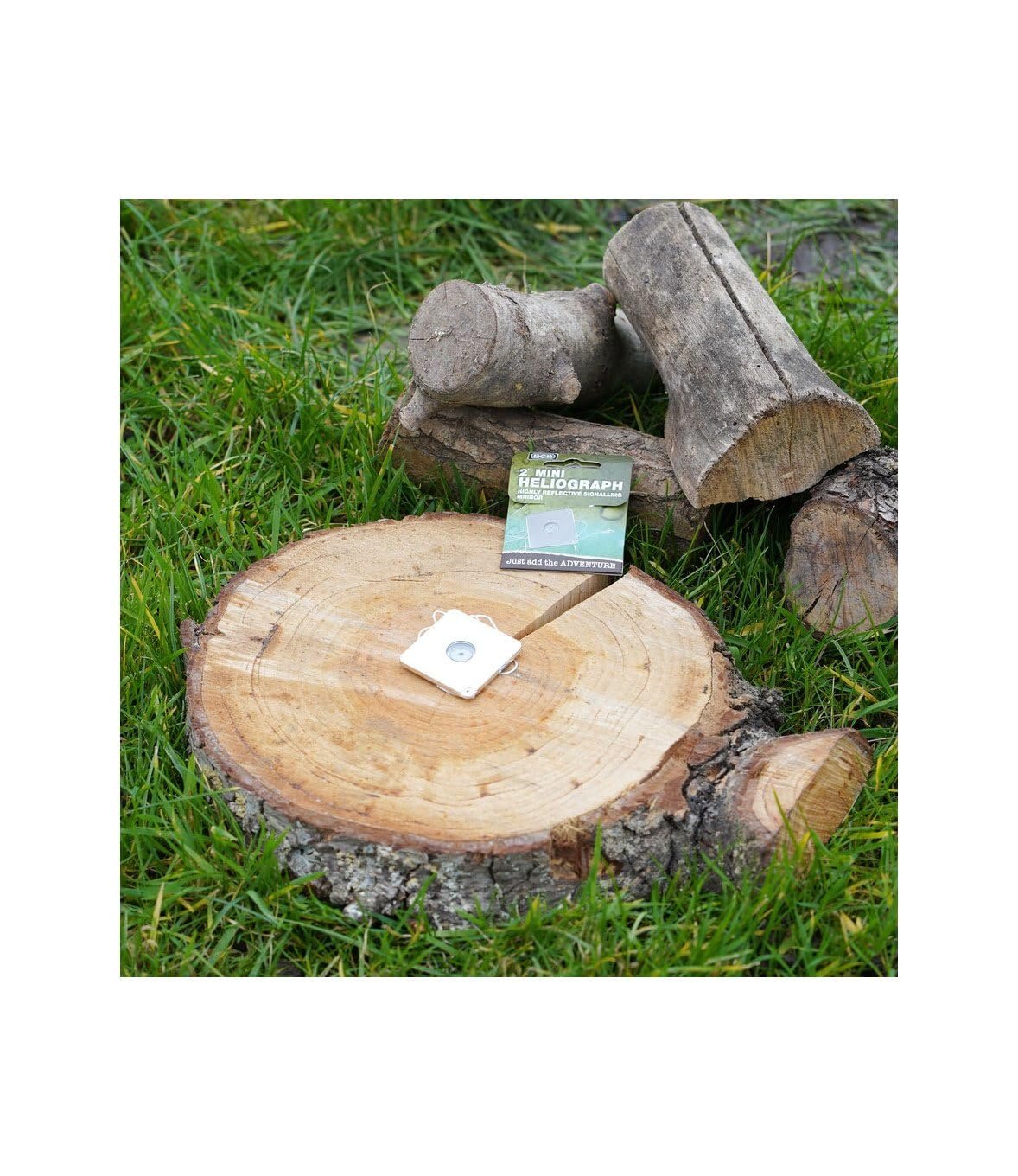 Зеркало Bushcraft CK314 для сигналов (маленький размер), Серебряный, фото №4