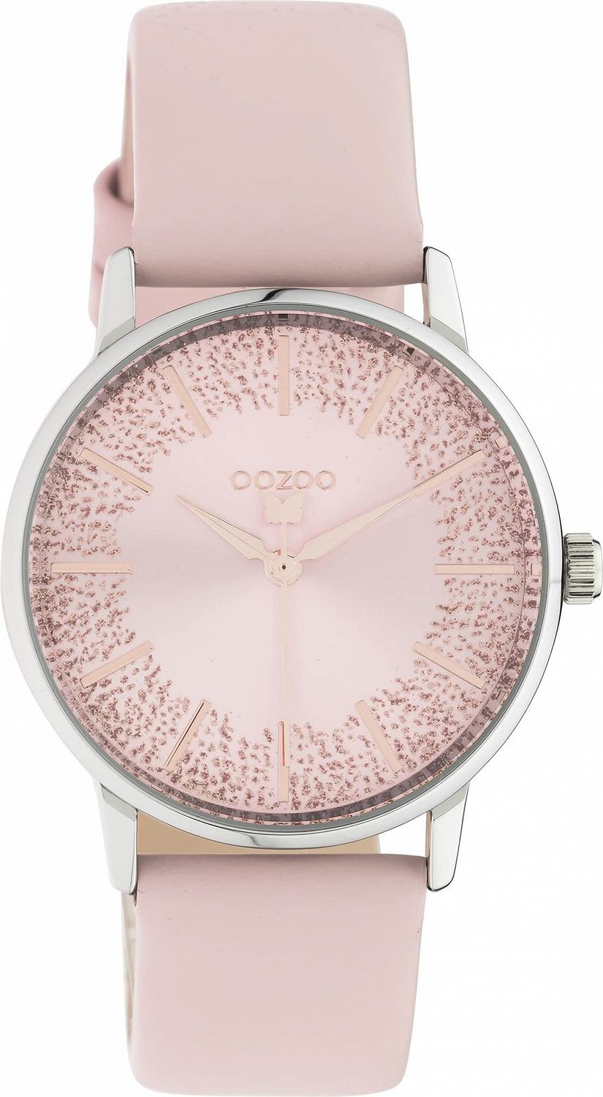Женские часы Oozoo Timepieces, наручные часы с кожаным ремешком 18 мм, элегантные аналоговые, круглые, фото №1