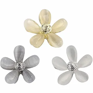 Стрази Квітка Опал Сплав 3D DIY Аксесуари для манікюру3 кольори - Фото 1