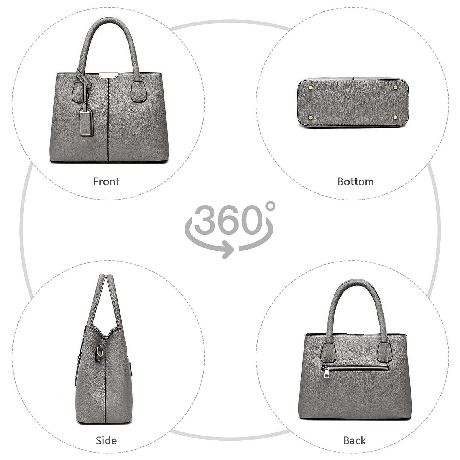 Сумка з верхньою ручкою POSSOBAG, сірий B, фото №4