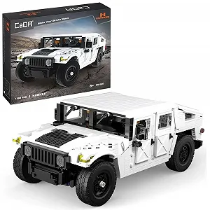 Конструктор Внедорожник Humvee Cada C61027W 1386 деталей Белый - Фото 1