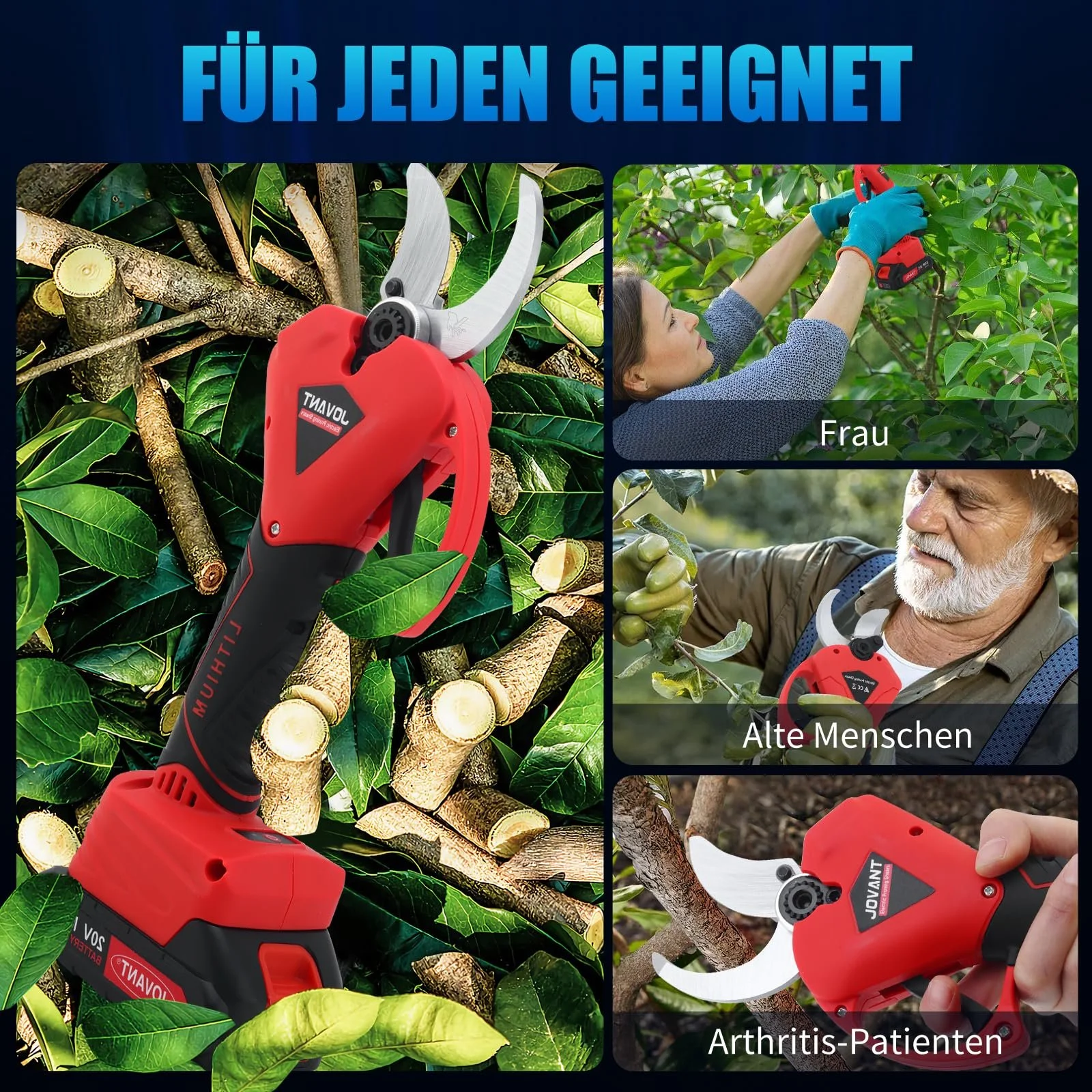 Секатор електричний PTJ014-DE-DJ, фото №3