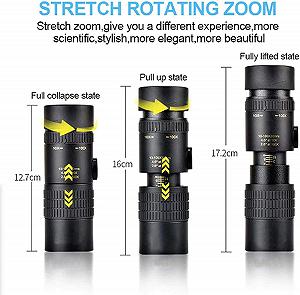 Монокуляр QHYTL Телескоп 4K 10-300X40mm Зума Телескоп для смартфонов synthetic.ua - Фото 1