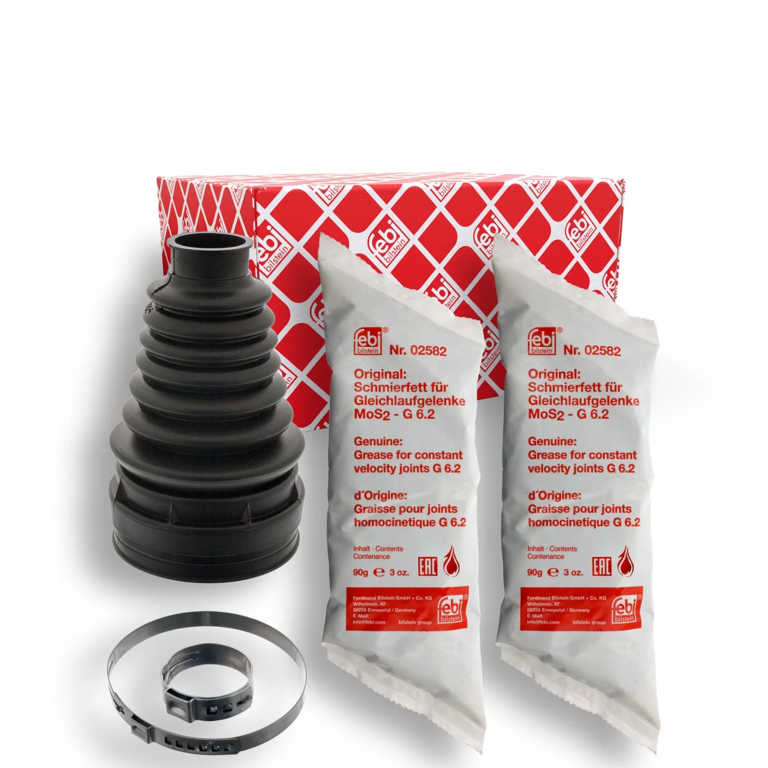 Комплект пыльника вала привода FEBI BILSTEIN 48822 передняя ось, фото №1