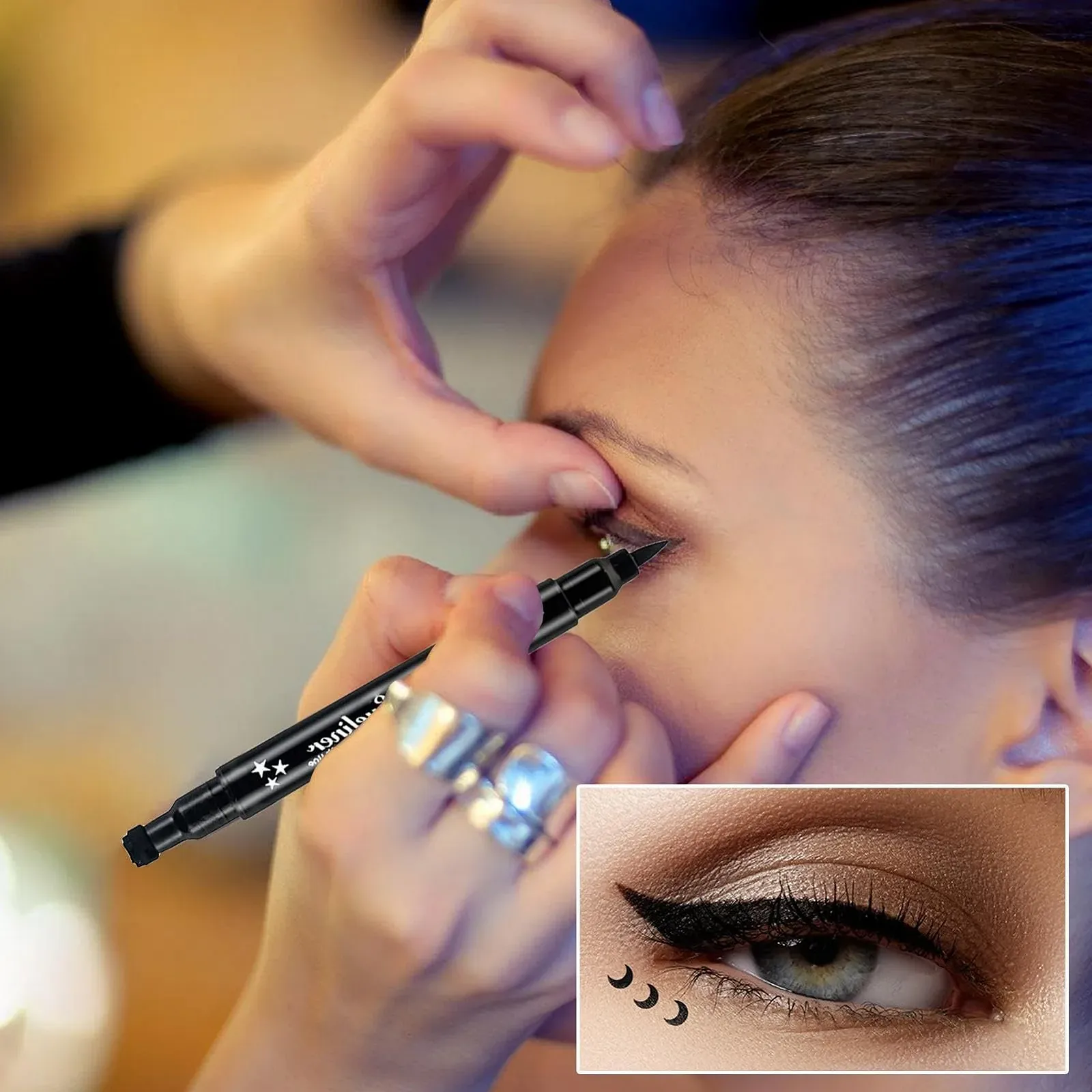 Підводка Рідка Водостійка з Аплікатором-штампом, фото №3 Підводка Рідка Водостійка з Аплікатором-штампом, фото №3