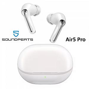 Купить Наушники SoundPEATS Air5 Pro Qualcomm aptX Lossless LDAC White - Фото 1 Наушники SoundPEATS Air5 Pro Qualcomm aptX Lossless LDAC White - Фото 1