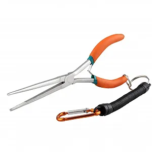 Длинногубцы SPEEDWOX Удлиненные с Антипотерянным Ремешком для Снятия Иглы с Зубчатыми Губками для Изготовления Ювелирных Изделий, Сгибания Проволоки и Мелких Предметов - Фото 1