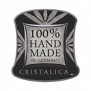 Часы Пирамида стеклянная Clock H=10 см золотой ручной работы - Фото 1