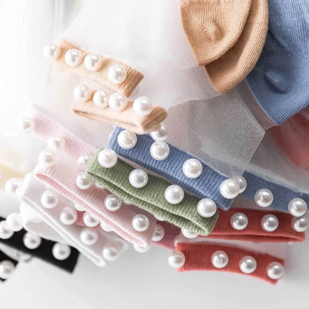 Шкарпетки Tulle Pearl, 10 пар, літні, прозорі, фото №5