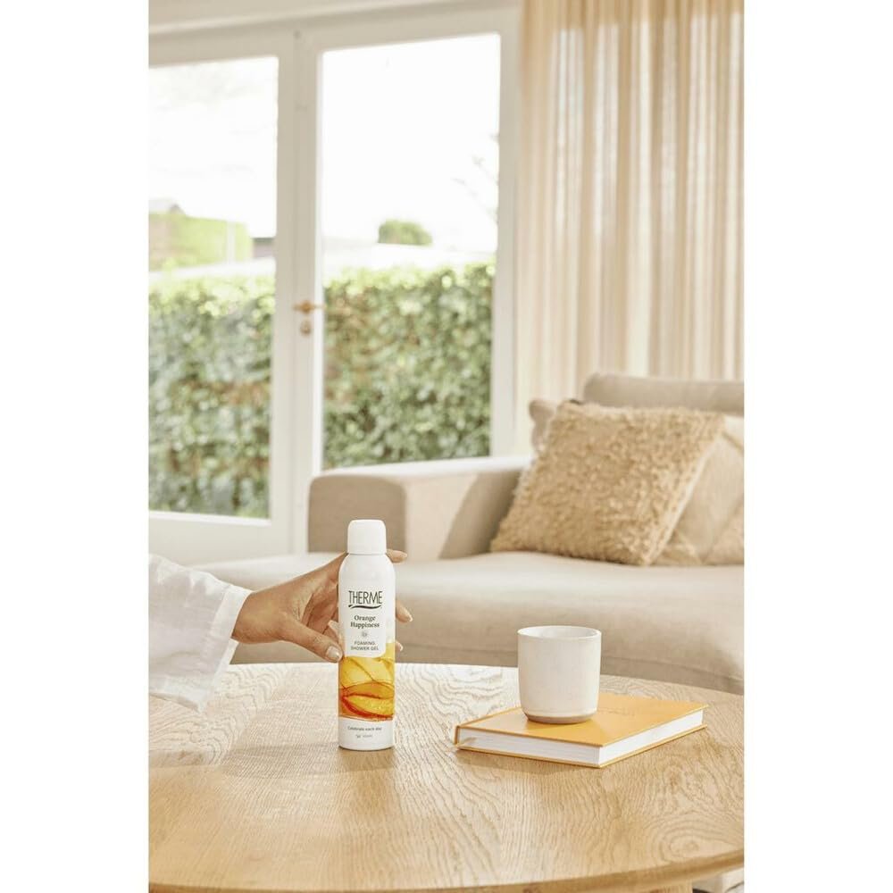 Пінистий гель для душу Therme Orange Happiness 200 мл, фото №3