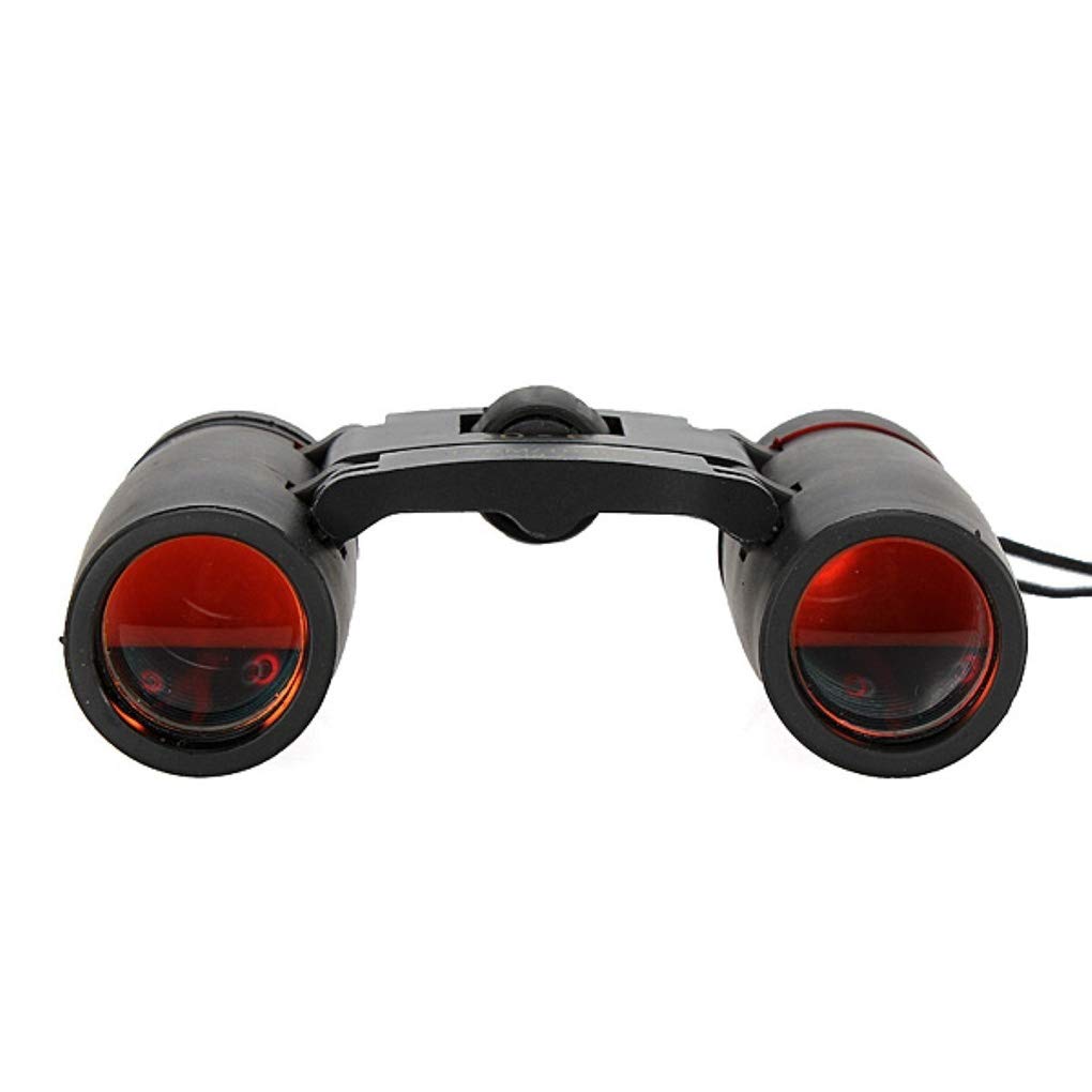 Набор Telescopic Plastic 30 x 60 cm Optical Binoculars Spotting Scopes Transparent Vision Telescopes Camping Accessories Focus Binoculars Red Film Black, фото №3