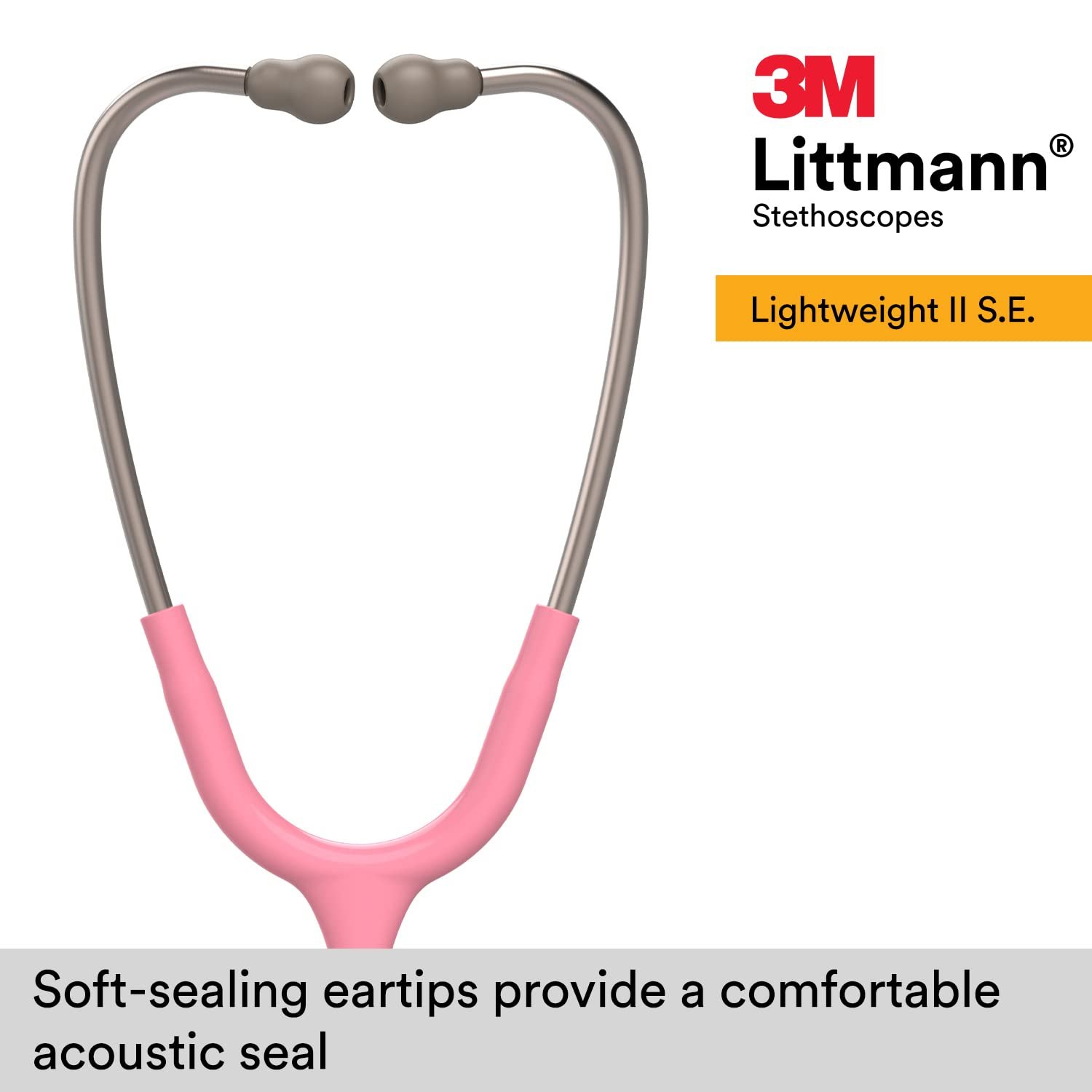 Стетоскоп 3M Littmann Lightweight II S.E. 71см Розовый, фото №5