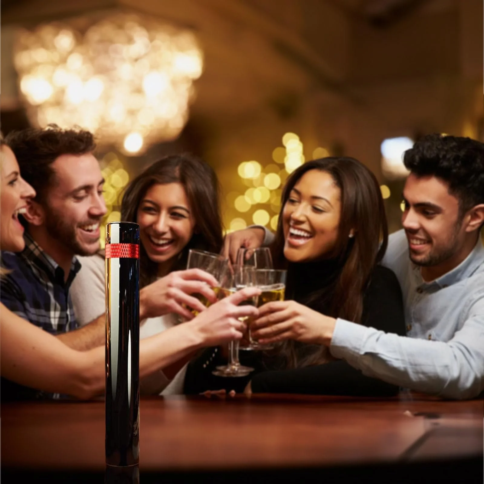 Пневматичний штопор Mr.do, червоний, фото №7