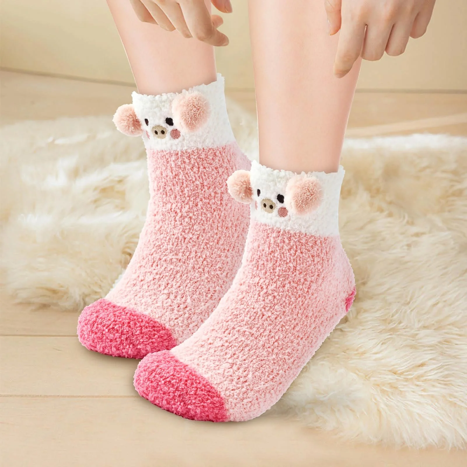 Пухнасті шкарпетки для жінок, фото №6