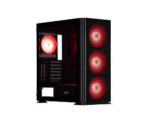 2E Gaming Корпус Vertex GI01B без БЖ 2xUSB3.0, 1xUSBType-C, 3x140мм ARGB 1x120мм VGA 380мм LCS ready контролер з пультом TG Side Panel EATX чорний synthetic.ua - Фото 1