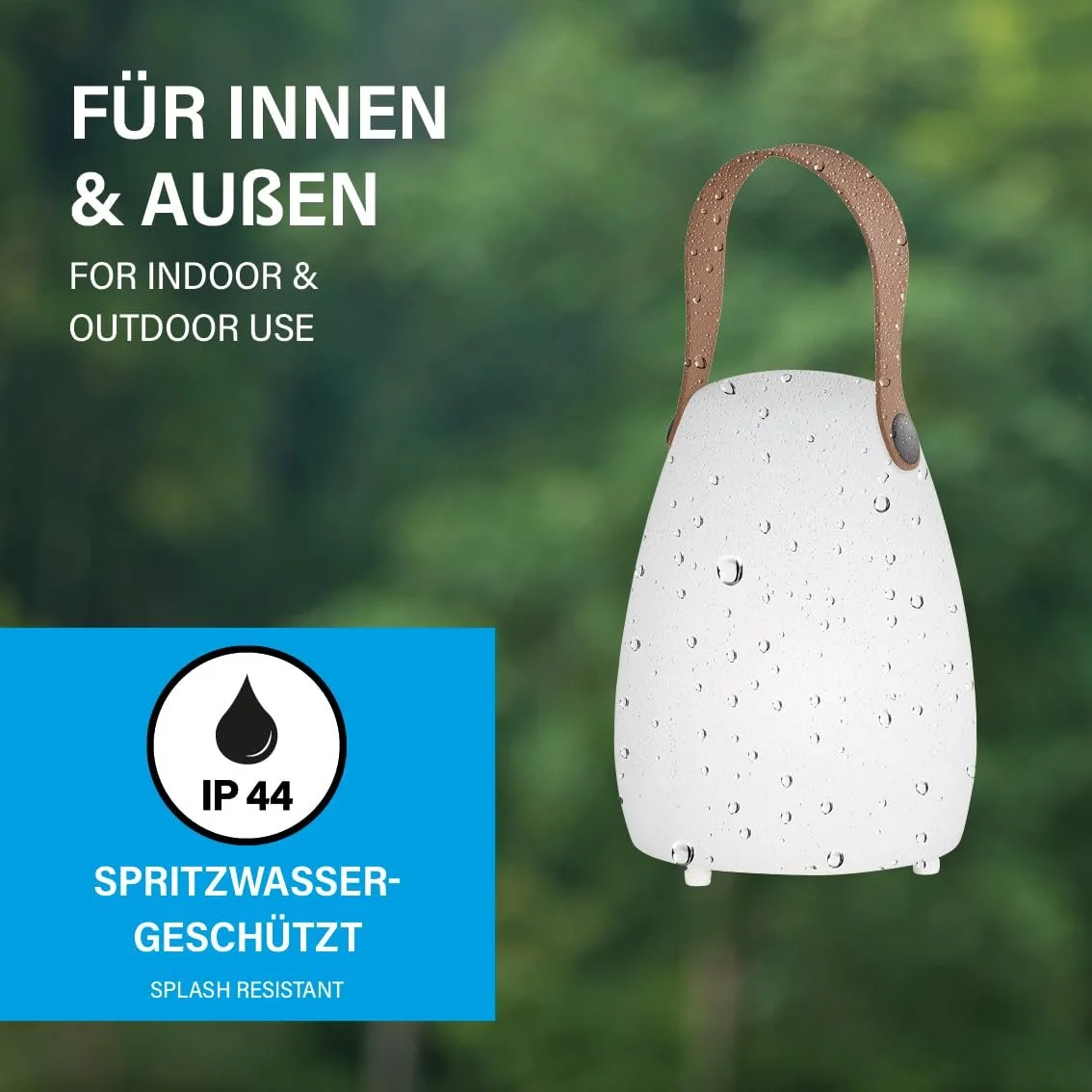 Настільна лампа FHL Easy Ruby вулична LED 0.5 Вт + 0.5 Вт RGB 3000 К 55 лм біла димована з пультом ДК, фото №4