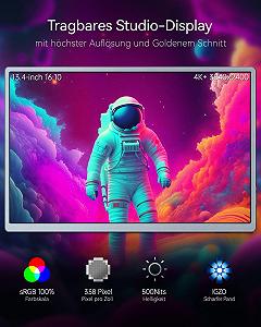 Монитор портативный 13.4" Intehill U13NA 4K IPS 60 Гц synthetic.ua - Фото 1