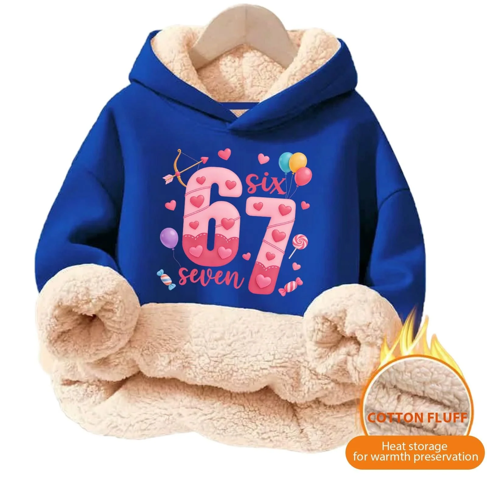 Худі з принтом 67, фото №4