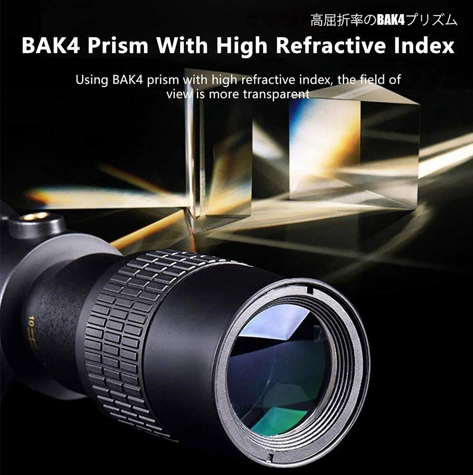 Монокуляр Tophacker 4K 10-300x40mm HD з кріпленням для смартфона та штативом, фото №6