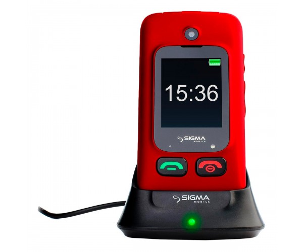 Мобільний телефон бабушкофон Sigma mobile Comfort 50 Shell Duo Red 4827798212325, фото №3