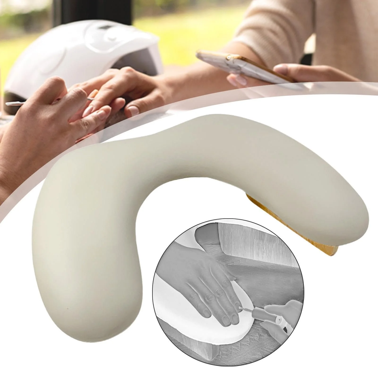 Підставка для рук Generic, світло-коричнева, фото №6 Підставка для рук Generic, світло-коричнева, фото №6